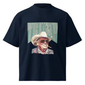 Trump Trump || Unisex organic oversized high neck t-shirt