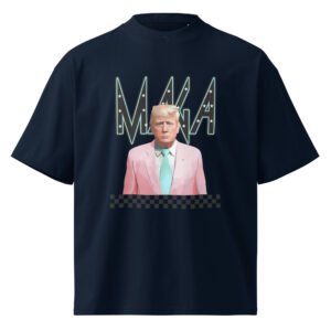 Maga Trump t-shirt || Unisex organic oversized high neck t-shirt