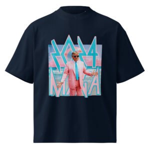 trump t shirt || Unisex organic oversized high neck t-shirt