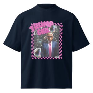 Trump Girl t-shirt || Unisex organic oversized high neck t-shirt
